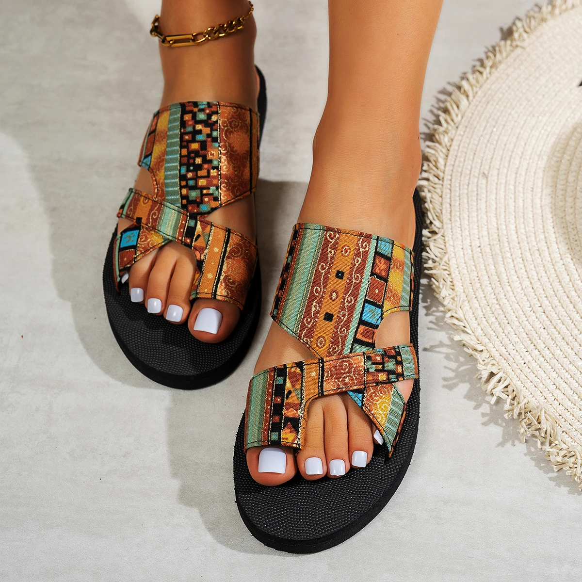 Sandal musim panas untuk wanit - Ethnic Fashion Women ulasan dan harga