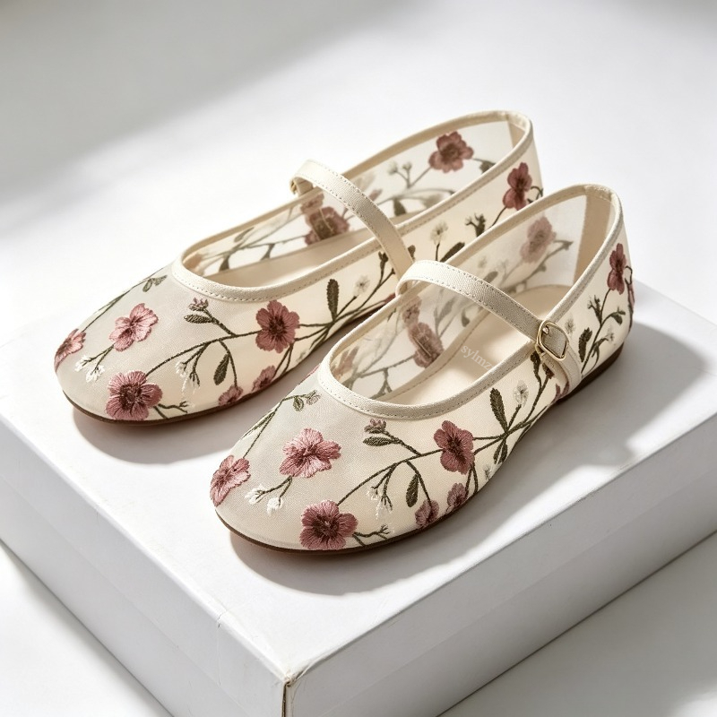 Sandal Merek Sejuk Wanita Flat - Ethnic Fashion Design ulasan dan harga