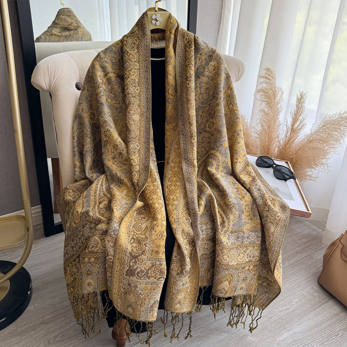 2025 Desain Selimut Rumbai Gay - Ethnic Fashion Design ulasan dan harga