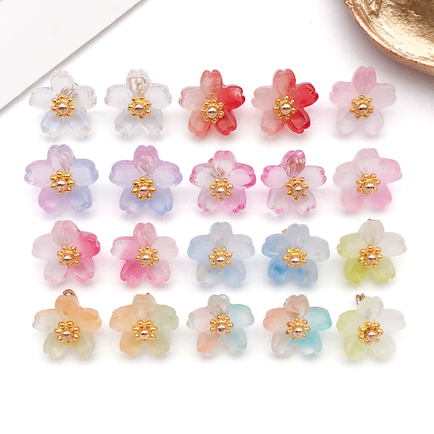 10/20 Buah Liontin Bunga Sakur - Ethnic Modern Fashion ulasan dan harga